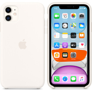фото Чехол apple iphone 11 silicone case - white (mwvx2zm/a)