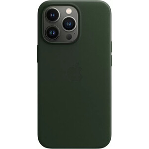 фото Чехол magsafe apple iphone 13 pro leather case with magsafe - sequoia green (mm1g3ze/a)