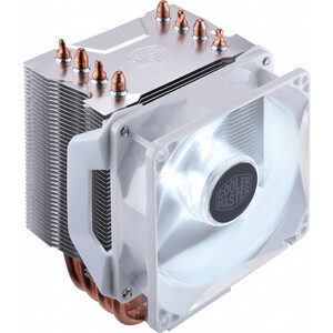 Кулер для процессора Cooler Master Hyper H410R White Edition, 600-2000 RPM, 100W, 4-pin, Full Socket Support (RR-H41W-20PW-R1)