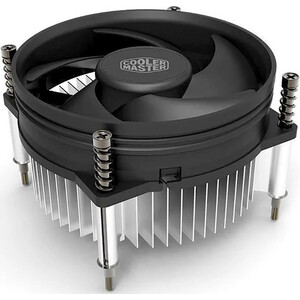 Кулер для процессора Cooler Master CPU Cooler I30P, Intel 115*, 65W, Al, 3pin, PushPin (RH-I30P-26FK-B1) кулер для процессора cooler master i30 rh i30p 26fk b1