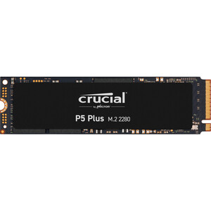 Твердотельный накопитель Crucial P5 Plus, 2000GB, SSD, M.2 2280, NVMe, PCIe 4.0 x4, 3D TLC, R/W 6600/5000MB/s, IOPs 720 000/700 000, 120 (CT2000P5PSSD8) ssd накопитель crucial p3 1 tb pci e 3 0 x4