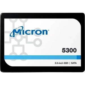 Твердотельный накопитель Crucial Micron 5300 PRO 3840GB 2.5 SATA Non-SED Enterprise Solid State Drive (MTFDDAK3T8TDS-1AW1ZABYY) ssd micron 7300 max 1 6tb mtfdhbe1t6tdg 1aw1zabyy