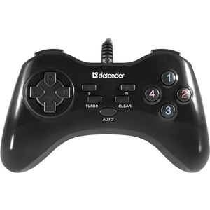 Геймпад Defender Проводной Game Master G2 USB, 13 кнопок (64258) геймпад defender проводной omega usb 12 кнопок 2 стика 64247
