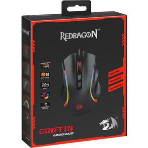 Мышь Defender Redragon Проводная игровая Griffin оптика, RGB, 7200dpi (75093) Redragon Проводная игровая Griffin оптика, RGB, 7200dpi (75093) - фото 5