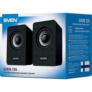 Колонки Sven АС 135, черный (6 Вт, питание USB) (SV-020231)