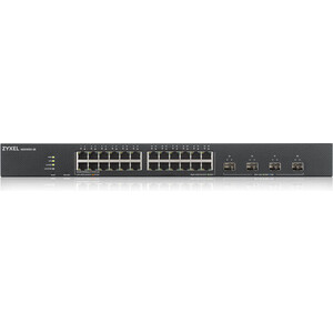 Коммутатор ZyXEL XGS1930-28 Hybrid Smart L2+ switch Nebula Flex, 24xGE, 4xSFP+, silent (fanless), Standalone / cloud man (XGS1930-28-EU0101F) коммутатор mikrotik cloud router switch crs328 4c 20s 4s rm