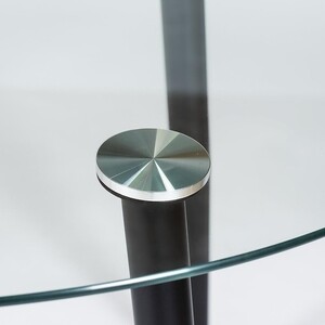 Стол TetChair Kassel (mod. DT333) металл, закаленное стекло черный Kassel (mod. DT333) металл, закаленное стекло черный - фото 2