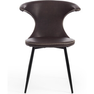 Стул TetChair Flair (mod. 9020) экокожа/металл коричневый 1/черный кресло tetchair livorno mod 1602 металл ткань коричневый вельвет