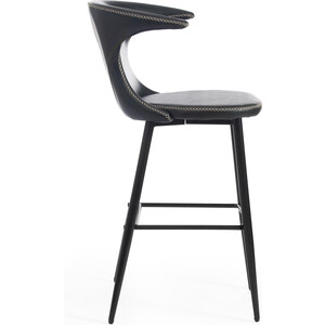 фото Барный стул tetchair flair bar (mod. 9018) экокожа/металл зеленый 14/черный