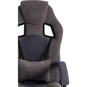 Кресло TetChair Driver флок/ткань серый/серый 29/12 Driver флок/ткань серый/серый 29/12 - фото 5