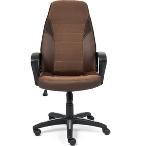 Кресло TetChair Inter кож/зам/флок/ткань, коричневый 36-36/6/TW-24 кресло tetchair duke флок ткань коричневый бронза 6 tw 21