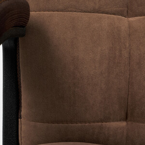 Кресло TetChair Trendy флок/ткань коричневый 6/TW-24 Trendy флок/ткань коричневый 6/TW-24 - фото 5