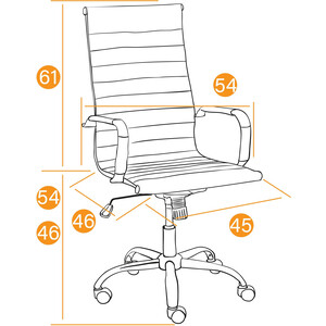 фото Кресло tetchair urban кож/зам белый 36-01