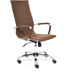 Кресло TetChair Urban флок коричневый 6 кресло tetchair bergamo 22 кож зам коричневый 36 36