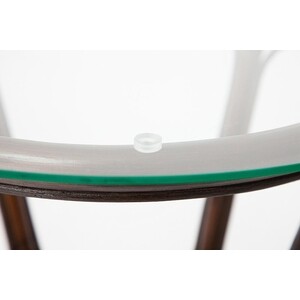 фото Комплект для отдыха tetchair sonoma (стол круглый (со стеклом)+2 кресла+диван ) с подушками, ротанг walnut (грецкий орех)