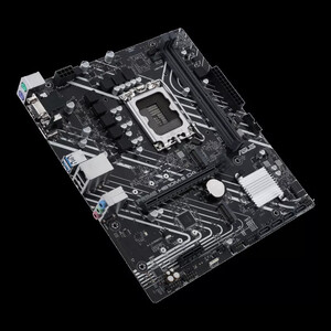 фото Материнская плата asus prime h610m-e d4-csm, lga1700, h610, 2*ddr4, dp+d-sub + hdmi, sata3, audio, gb lan, usb 3.2*4, (prime h610m-e d4-csm)