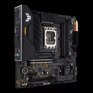 фото Материнская плата asus tuf gaming b660m-plus d4, lga1700, b660, 4*ddr4, dp+hdmi, , sata3 + raid, audio, gb lan, usb 3. (tuf gaming b660m-plus d4)