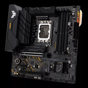 фото Материнская плата asus tuf gaming b660m-plus d4, lga1700, b660, 4*ddr4, dp+hdmi, , sata3 + raid, audio, gb lan, usb 3. (tuf gaming b660m-plus d4)