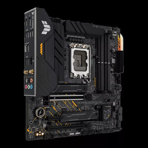 фото Материнская плата asus tuf gaming b660m-plus wifi, lga1700, b660, 4*ddr5, dp+hdmi, crossfirex, sata3 + raid, audio, gb (tuf gaming b660m-plus wifi)