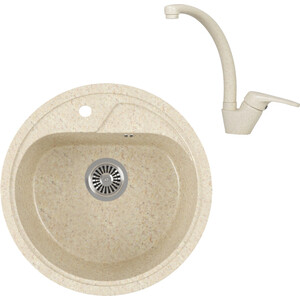 

Кухонная мойка и смеситель GreenStone GRS-04-328 Kaiser County 55244-11 с сифоном, бежевая, GRS-04-328 Kaiser County 55244-11 с сифоном, бежевая