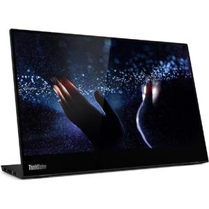 фото Монитор lenovo thinkvision m14t touch 14'', 16:9 ips 1920x1080 6ms 700:1 330cd/m2 178/178 ////2 x usb-c/touch, pen, sleeve (62a3uat1wl)