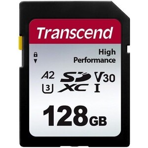 Карта памяти Transcend 128GB SD Card UHS-I U3 A2 V30 (TS128GSDC330S) andoer 64gb class 10 карта памяти tf card tf card adapter для камеры car camera сотовый телефон table pc audio player gps