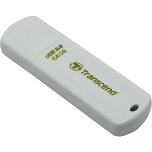 Флеш-накопитель Transcend Transcend 64GB JetFlash 730 (white) USB 3.0 (TS64GJF730) флеш накопитель transcend 32gb jetflash 380 usb 2 0 серебро золото ts32gjf380s