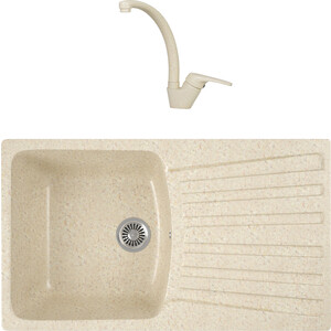 

Кухонная мойка и смеситель GreenStone GRS-12-328 Kaiser County 55244-11 с сифоном, бежевая, GRS-12-328 Kaiser County 55244-11 с сифоном, бежевая