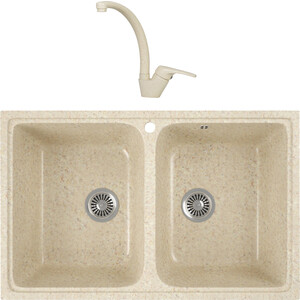 

Кухонная мойка и смеситель GreenStone GRS-15-328 Kaiser County 55244-11 с сифоном, бежевая, GRS-15-328 Kaiser County 55244-11 с сифоном, бежевая