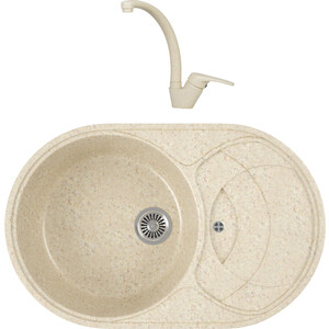 

Кухонная мойка и смеситель GreenStone GRS-18S-328 Kaiser County 55244-11 с сифоном, бежевая, GRS-18S-328 Kaiser County 55244-11 с сифоном, бежевая