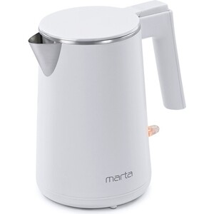 Чайник электрический Marta MT-4591 белый жемчуг - фото 1