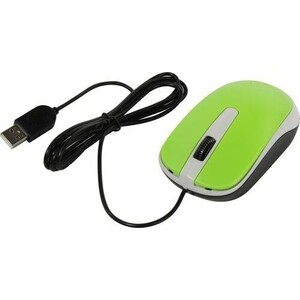 Мышь проводная Genius DX-120, USB, оптическая, разрешение 1000 DPI, 3 кнопки, кабель 1.5m, для правой/левой руки. Цвет: зеленый (31010010404)