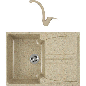 

Кухонная мойка и смеситель GreenStone GRS-40s-302 Kaiser County 55244-16 с сифоном, песочный, GRS-40s-302 Kaiser County 55244-16 с сифоном, песочный
