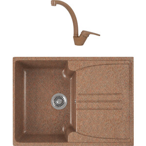 

Кухонная мойка и смеситель GreenStone GRS-40s-307 Kaiser County 55244-7 с сифоном, терракот, GRS-40s-307 Kaiser County 55244-7 с сифоном, терракот