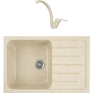 

Кухонная мойка и смеситель GreenStone GRS-76-328 Kaiser County 55244-11 с сифоном, бежевая, GRS-76-328 Kaiser County 55244-11 с сифоном, бежевая