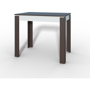 Стол обеденный Атмосфера Оптима венге/белый стол обеденный медисон 800 × 800 × 720 мм белый