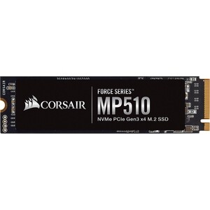 

Твердотельный накопитель Corsair SSD Force MP510, 480GB, M.2(22x80mm), NVMe, PCIe 3.0 x4, 3D TLC, R/W 3480/2000MB/s, IOPs 490 000/ (CSSD-F480GBMP510B), SSD Force MP510, 480GB, M.2(22x80mm), NVMe, PCIe 3.0 x4, 3D TLC, R/W 3480/2000MB/s, IOPs 490 000/ (CSSD