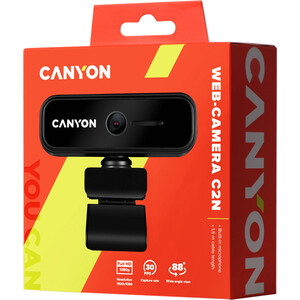 фото Веб-камера canyon c2n 1080p full hd 2.0mega fixed focus webcam with usb2.0 connector, 360 degree rotary view scope, built in m (cne-hwc2n)