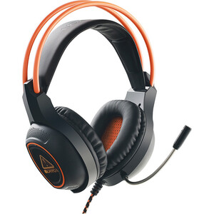 Гарнитура Canyon Nightfall GH-7 Gaming headset with 7.1 USB connector, adjustable volume control, orange LED backlight, cable (CND-SGHS7) - фото 2