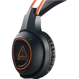 Гарнитура Canyon Nightfall GH-7 Gaming headset with 7.1 USB connector, adjustable volume control, orange LED backlight, cable (CND-SGHS7) - фото 4
