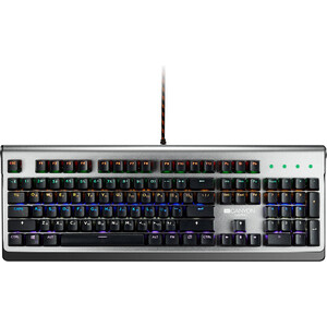Клавиатура Canyon Wired multimedia gaming keyboard with lighting effect, 20pcs rainbow LED 19pcs RGB light, Numbers 104keys, (CND-SKB8-RU) - фото 1