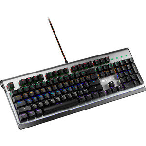 Клавиатура Canyon Wired multimedia gaming keyboard with lighting effect, 20pcs rainbow LED 19pcs RGB light, Numbers 104keys, (CND-SKB8-RU) - фото 2