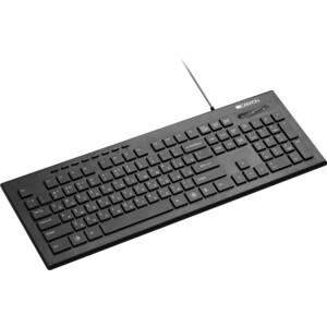 Клавиатура Canyon Multimedia wired keyboard, 104 keys, slim and brushed finish design, white backlight, chocolate key caps, RU (CNS-HKB2-RU)