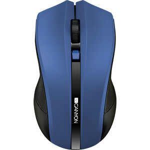 Мышь Canyon MW-5 2.4GHz wireless Optical Mouse with 4 buttons, DPI 800/1200/1600, Blue, 122*69*40mm, 0.067kg (CNE-CMSW05BL) мышь canyon mw 5 2 4ghz wireless optical mouse with 4 buttons dpi 800 1200 1600 blue 122 69 40mm 0 067kg cne cmsw05bl