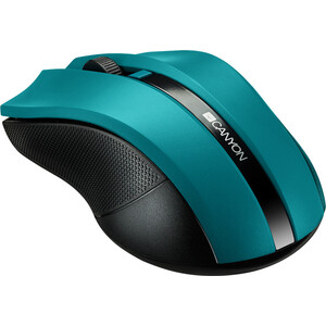 Мышь Canyon MW-5 2.4GHz wireless Optical Mouse with 4 buttons, DPI 800/1200/1600, Green, 122*69*40mm, 0.067kg (CNE-CMSW05G) MW-5 2.4GHz wireless Optical Mouse with 4 buttons, DPI 800/1200/1600, Green, 122*69*40mm, 0.067kg (C - фото 3