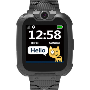 Смарт часы Canyon Kids smartwatch, 1.54 inch colorful screen, Camera 0.3MP, Mirco SIM card, 32+32MB, GSM(850/900/1800/1900MHz) (CNE-KW31BB)