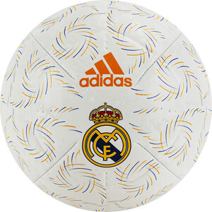 фото Мяч футбольный adidas rm clab home gu0221, р.5, 2 пан., белый