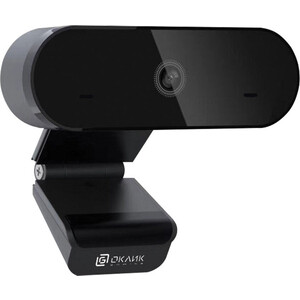 Камера Web Oklick OK-C008FH черный 2Mpix (1920x1080) USB2.0 с микрофоном (OK-C008FH) веб камера logitech hd webcam c930e 3mpix usb2 0 с микрофоном для ноутбука