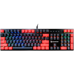 Игровая клавиатура A4Tech Bloody B820N механическая черный/красный USB for gamer LED (B820N ( BLACK + RED)) клавиатура игровая проводная a4tech bloody b500 серый