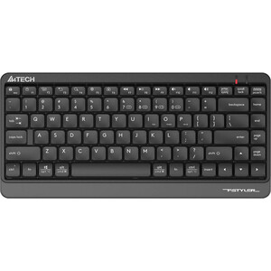 Клавиатура A4Tech Fstyler FBK11 черный/серый USB беспроводная BT/Radio slim (FBK11 GREY) беспроводной цифровой блок клавиатуры satechi aluminum extended keypad bluetooth серый st xlabkm